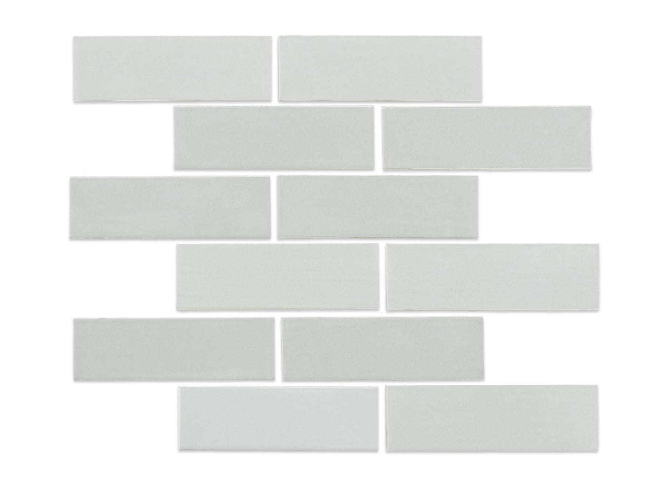 2"x6" Subway Tile - 60 Silver Lining
