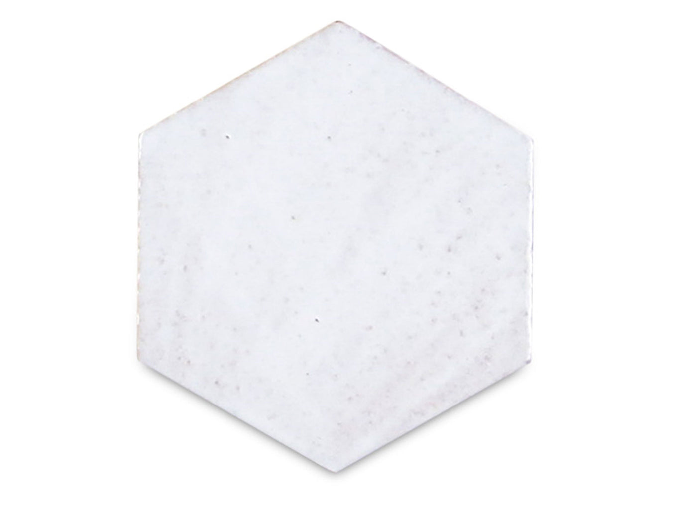 Small Hexagon - 130 White
