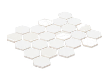 Sea Salt blend Small Hexagon Pattern | Small Batch of 20sf