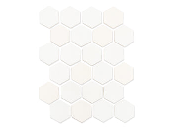 Sea Salt blend Small Hexagon Pattern | Small Batch of 20sf
