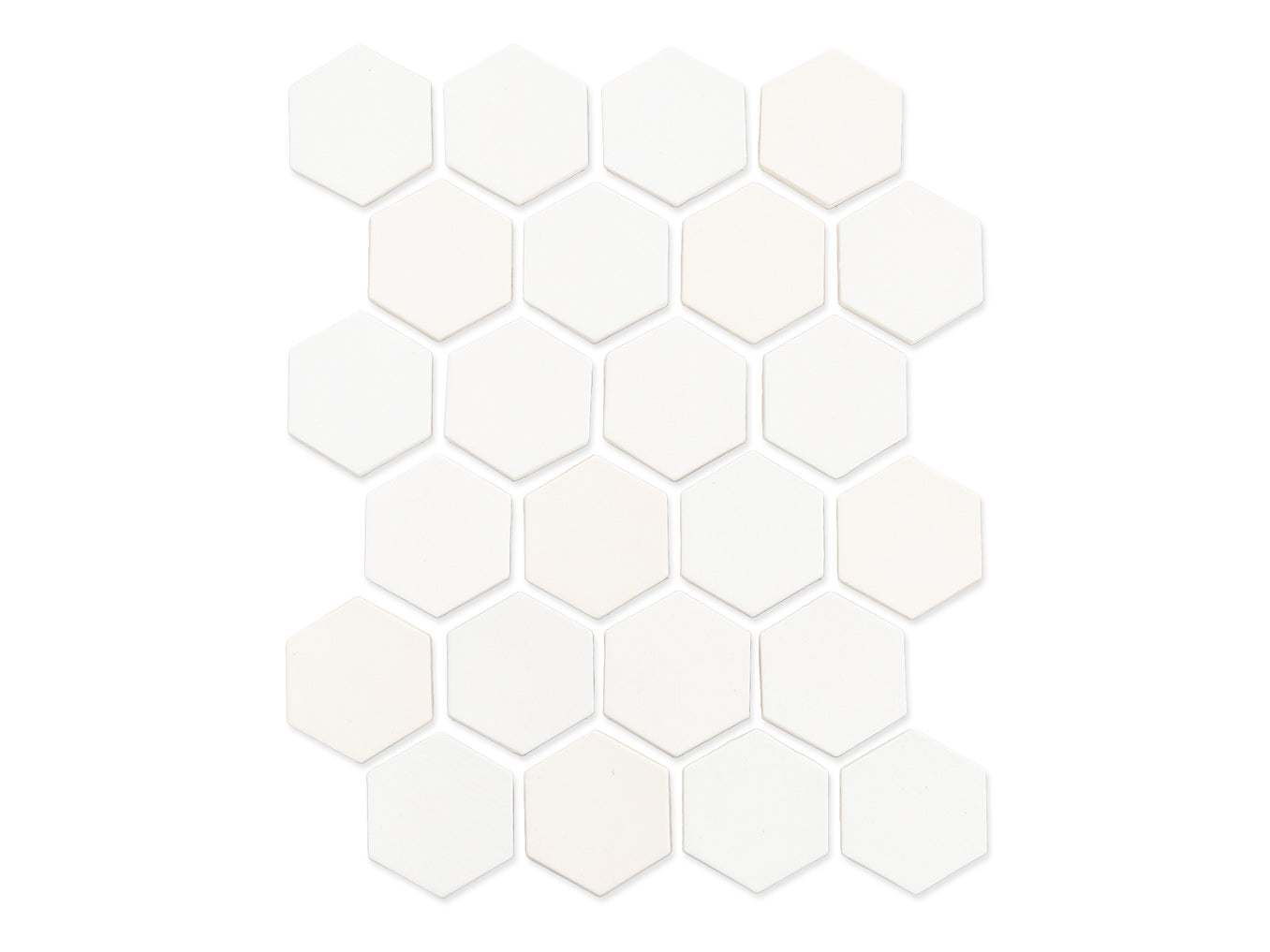 Sea Salt blend Small Hexagon Pattern | Small Batch of 20sf
