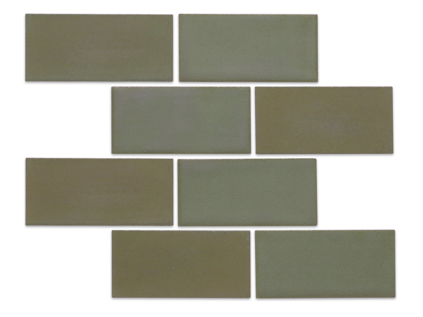 3"x6" Subway Tile - 134 Spanish Moss