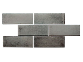 3"x8" Subway Tile - 155 Steel