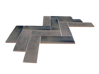 2"x6" Sheeted Herringbone Pattern - 155 Steel