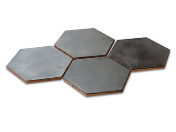 Large Hexagons - 155 Steel