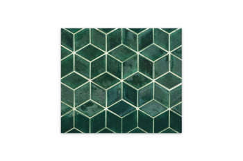20"x24" Stove Splash - Medium Diamond - 75 Emerald