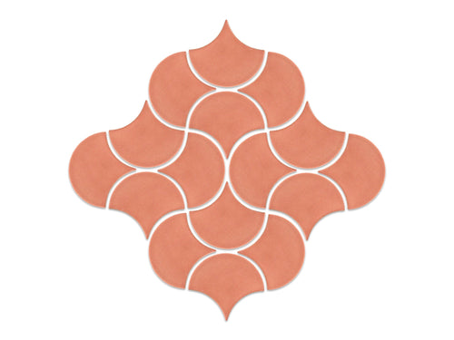 Medium Moroccan Fish Scales Wave Pattern