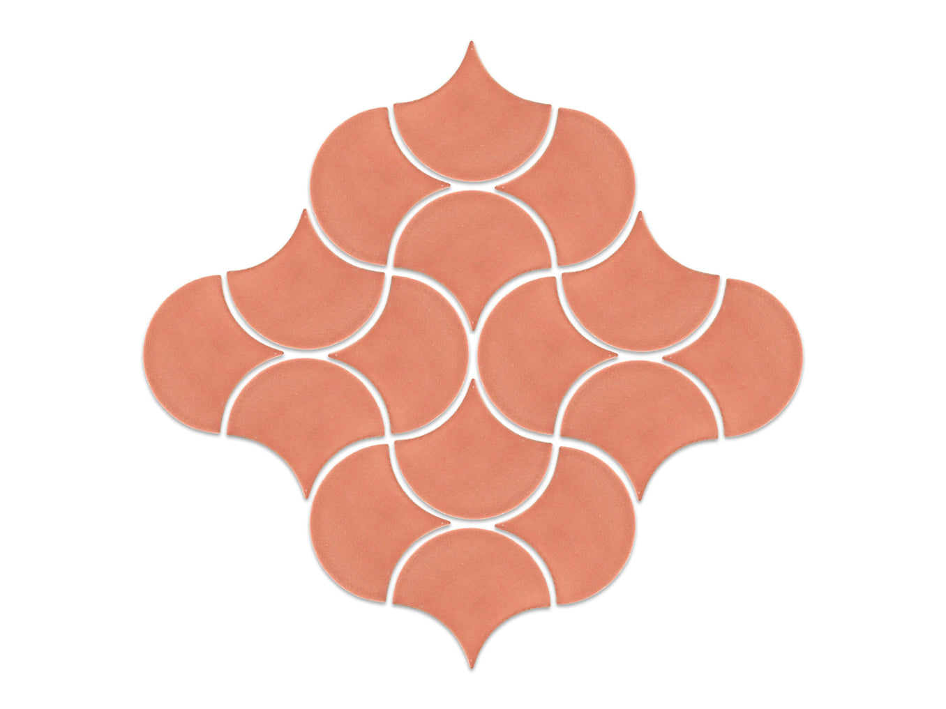 Medium Moroccan Fish Scales Wave Pattern - 904 Sunstone