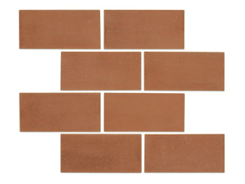 3"x6" Subway Tile - 43 Terracotta
