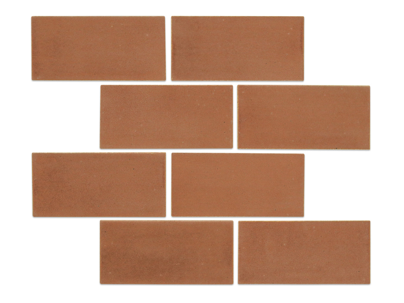 3"x6" Subway Tile - 43 Terracotta