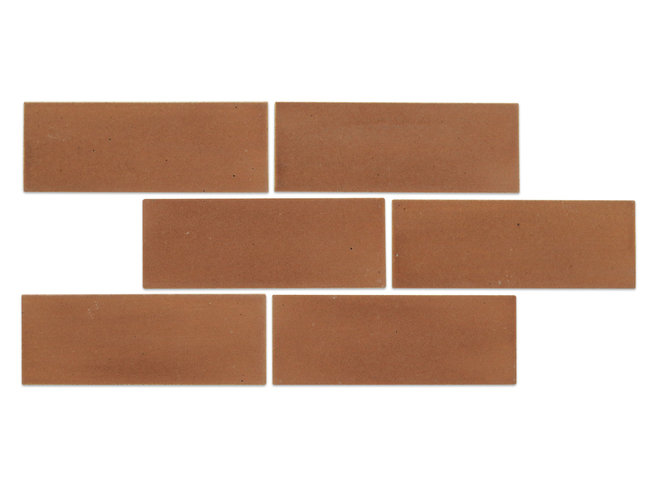 3"x8" Subway Tile - 43 Terracotta