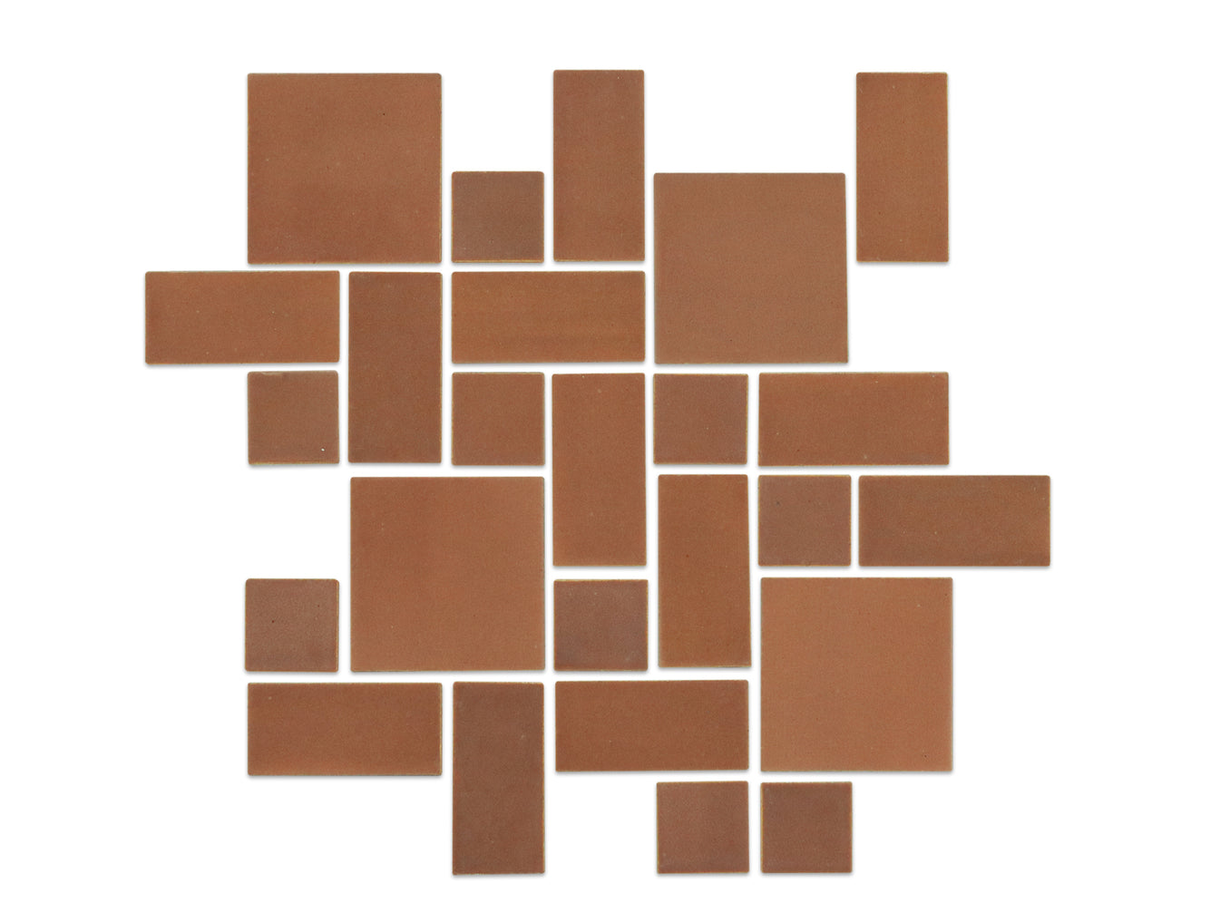 Large Craftsman Squares - 43 Terracotta