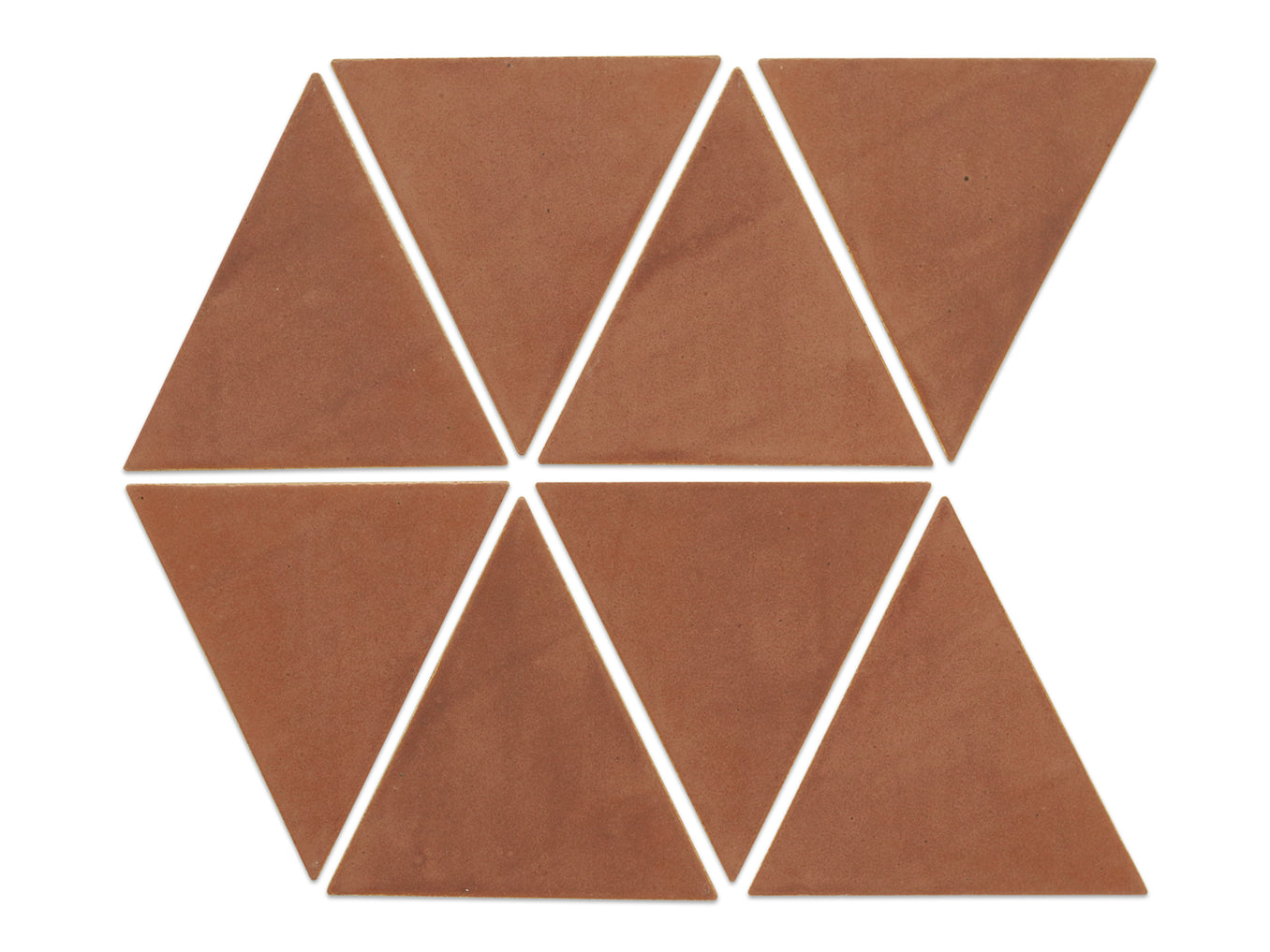 Large Triangles - 43 Terracotta