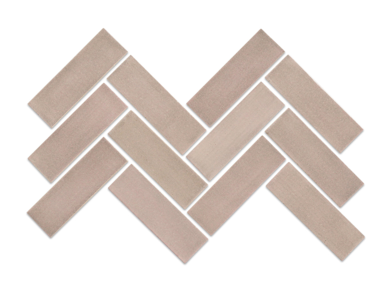 2"x6" Sheeted Herringbone Pattern - 435 Thistle
