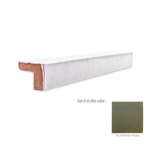 v cap trim tile - 134 Spanish Moss