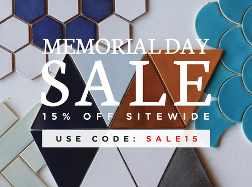 Memorial Day Sale May 18th - 29th