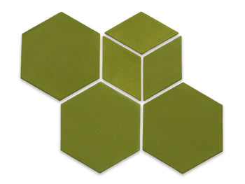 Geo-Hex Pattern - 25 Avocado