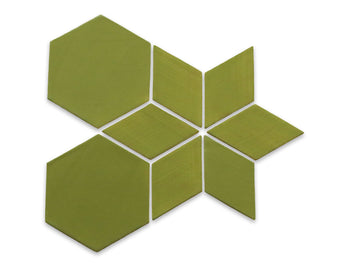 Geo-Star Pattern - 25 Avocado