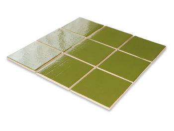 4"x4" Subway Tile - 25 Avocado