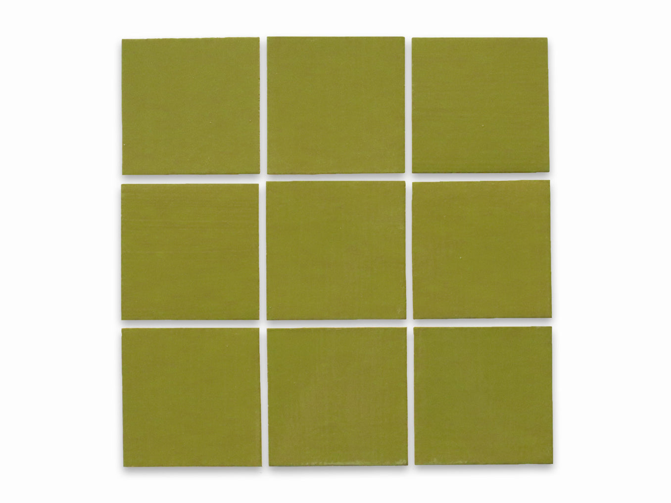 4"x4" Subway Tile - 25 Avocado