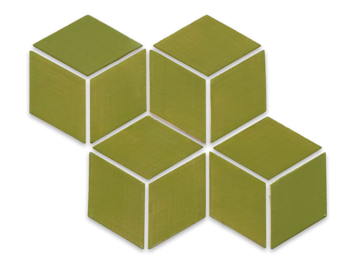 Medium Cube Diamonds - 25 Avocado