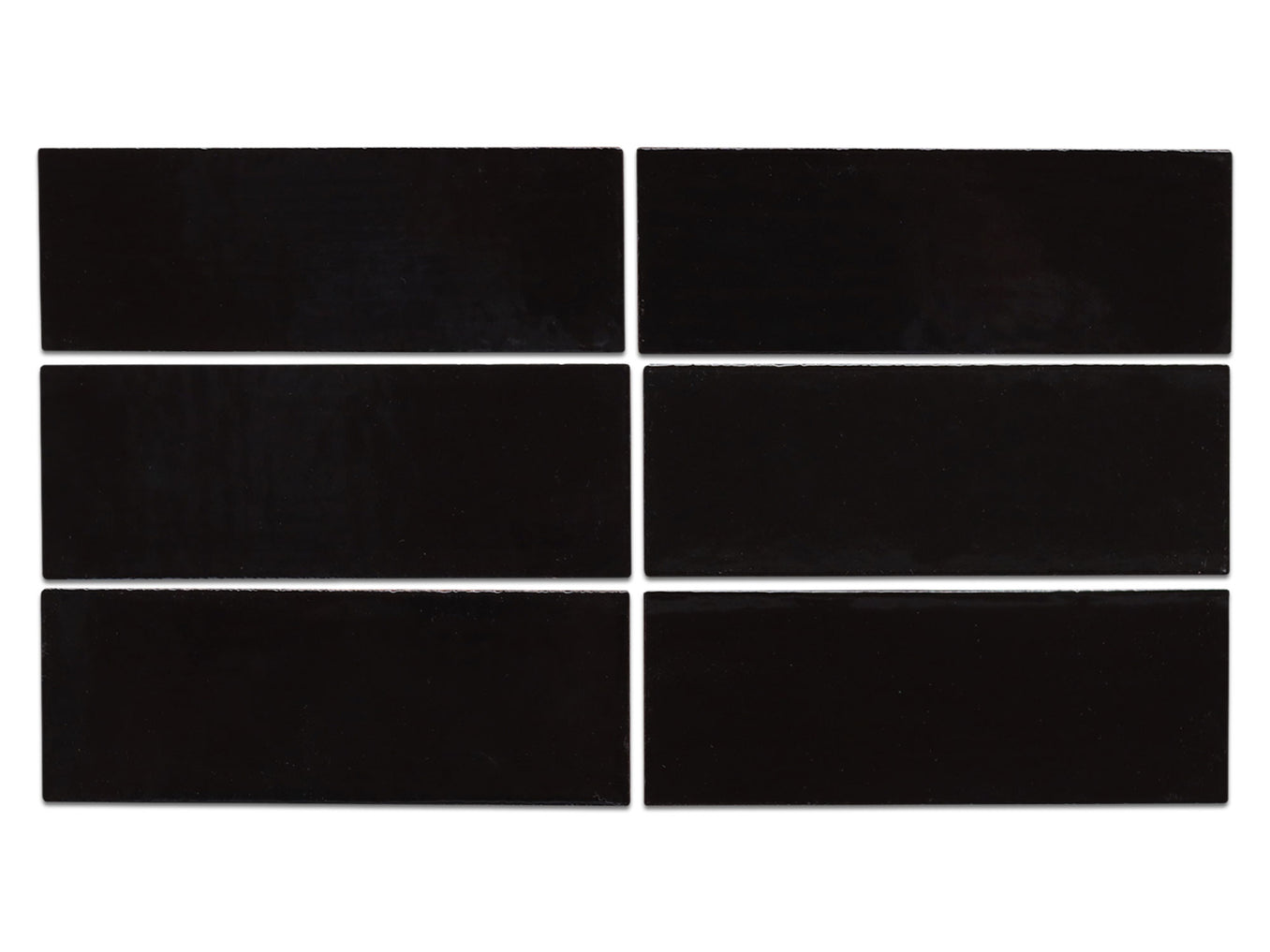 3"x8" Subway Tile - 613 Black