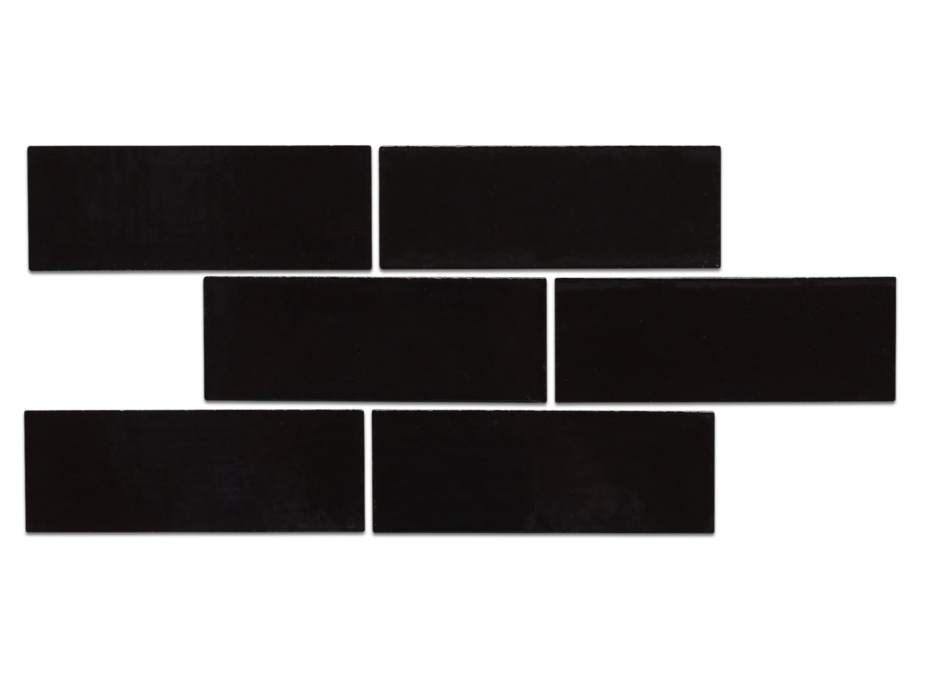 3"x8" Subway Tile - 613 Black