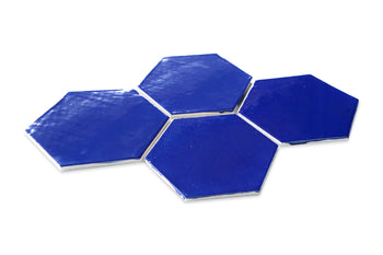 Large Hexagon - 21W Cobalt