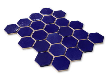 Small Hexagon - 21W Cobalt