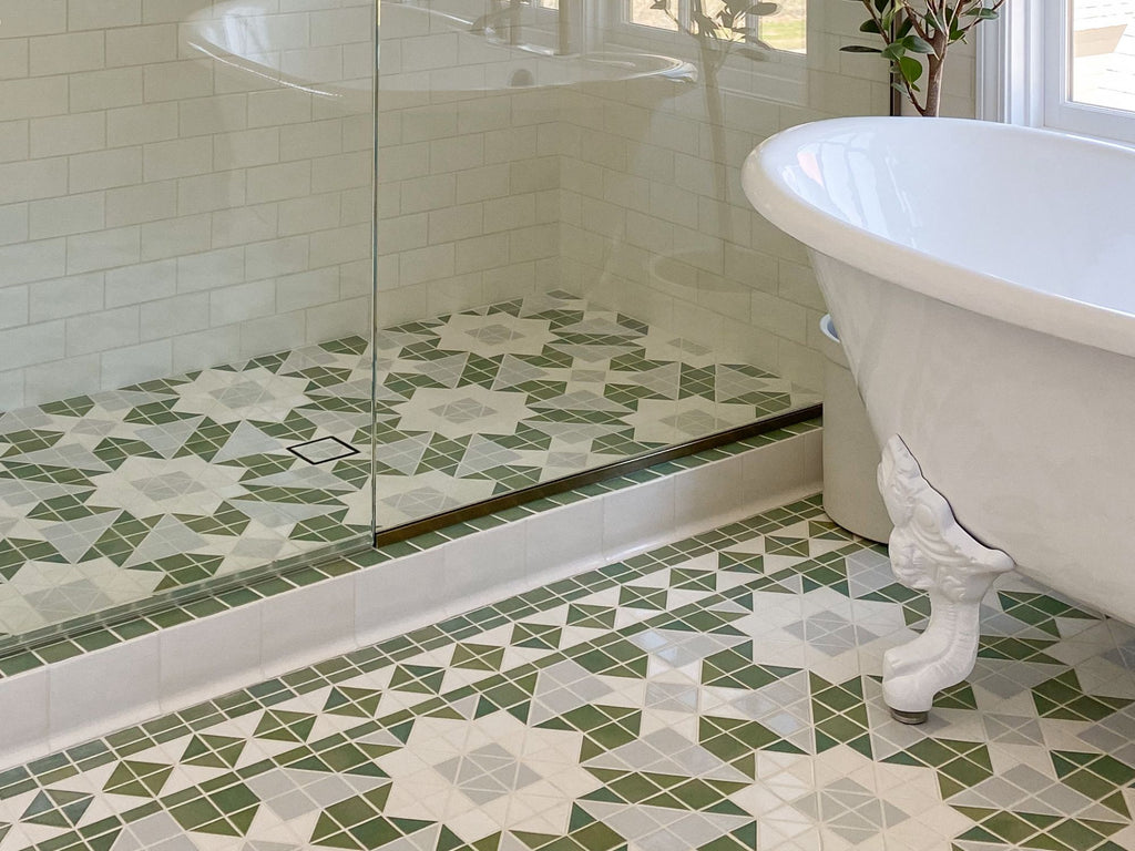 Lilac Ceramic Cove Base Tile Trim - 4