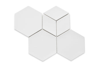 Geo-Hex Pattern - 11 Deco White