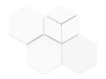 Geo-Hex Pattern - 11 Deco White