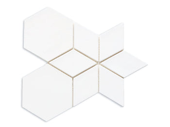 Geo-Star Pattern - 11 Deco White