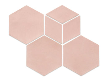 Geo-Hex Pattern - 925 Desert Blush