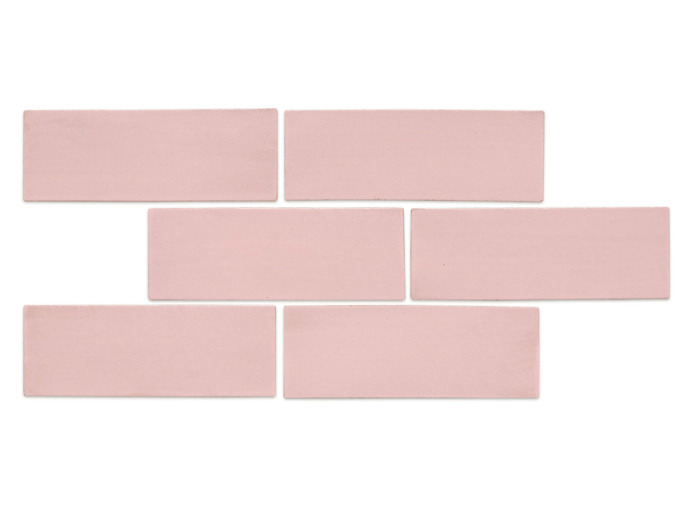 3"x8" Subway Tile - 54 Dusty Rose