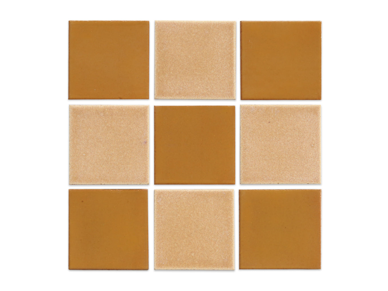 4"x4" Sheeted Subway Tile Pattern - Mojave Checkerboard Blend