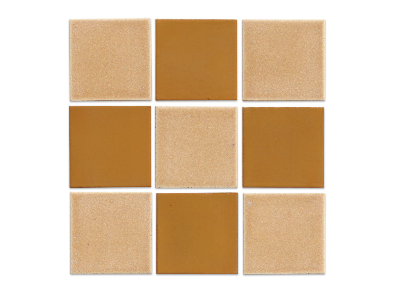 4"x4" Sheeted Subway Tile Pattern - Mojave Checkerboard Blend