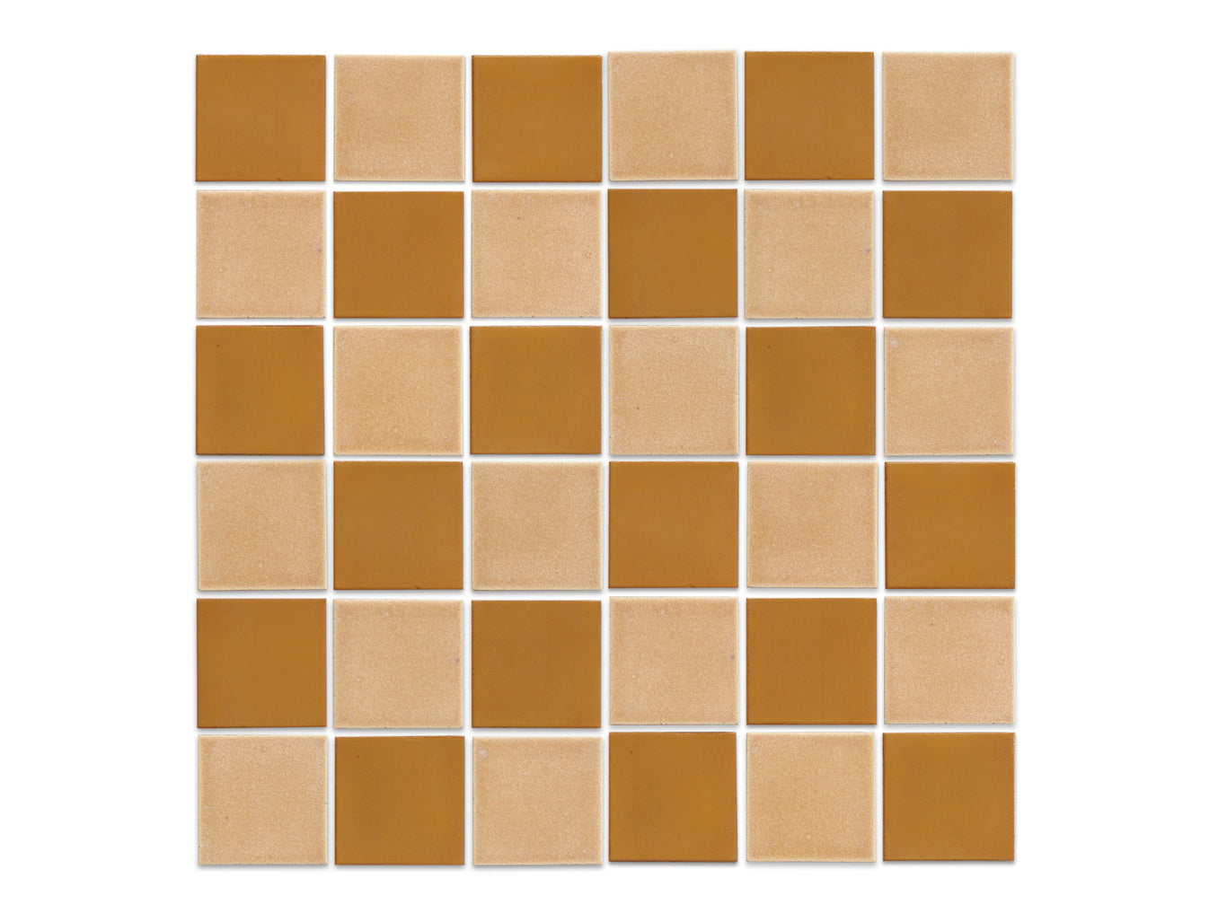 4"x4" Sheeted Subway Tile Pattern - Mojave Checkerboard Blend