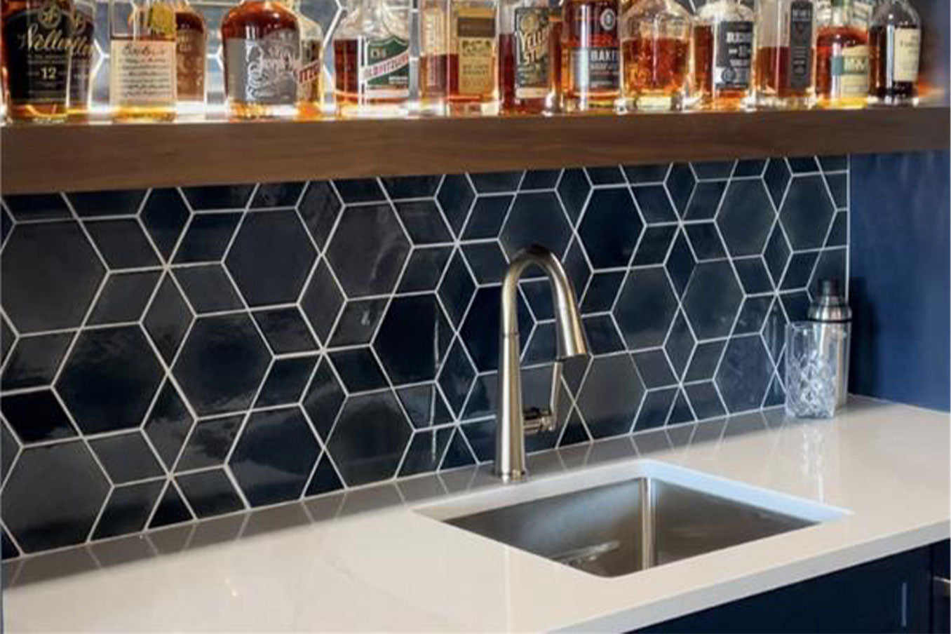 Geo-Star Pattern - 1013 Denim