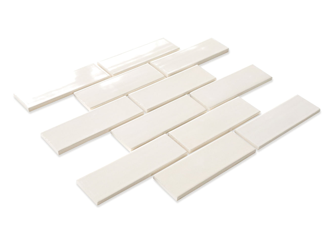 2"x6" Subway Tile - 9 Ivory