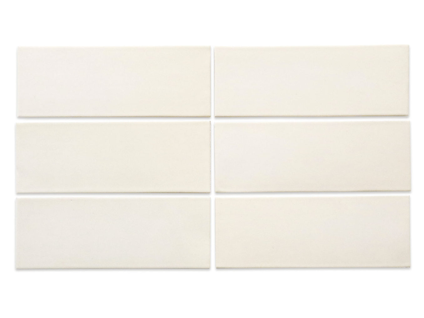 3"x8" Subway Tile - 9 Ivory