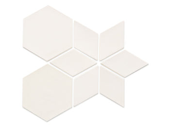 Geo-Star Pattern - 9 Ivory