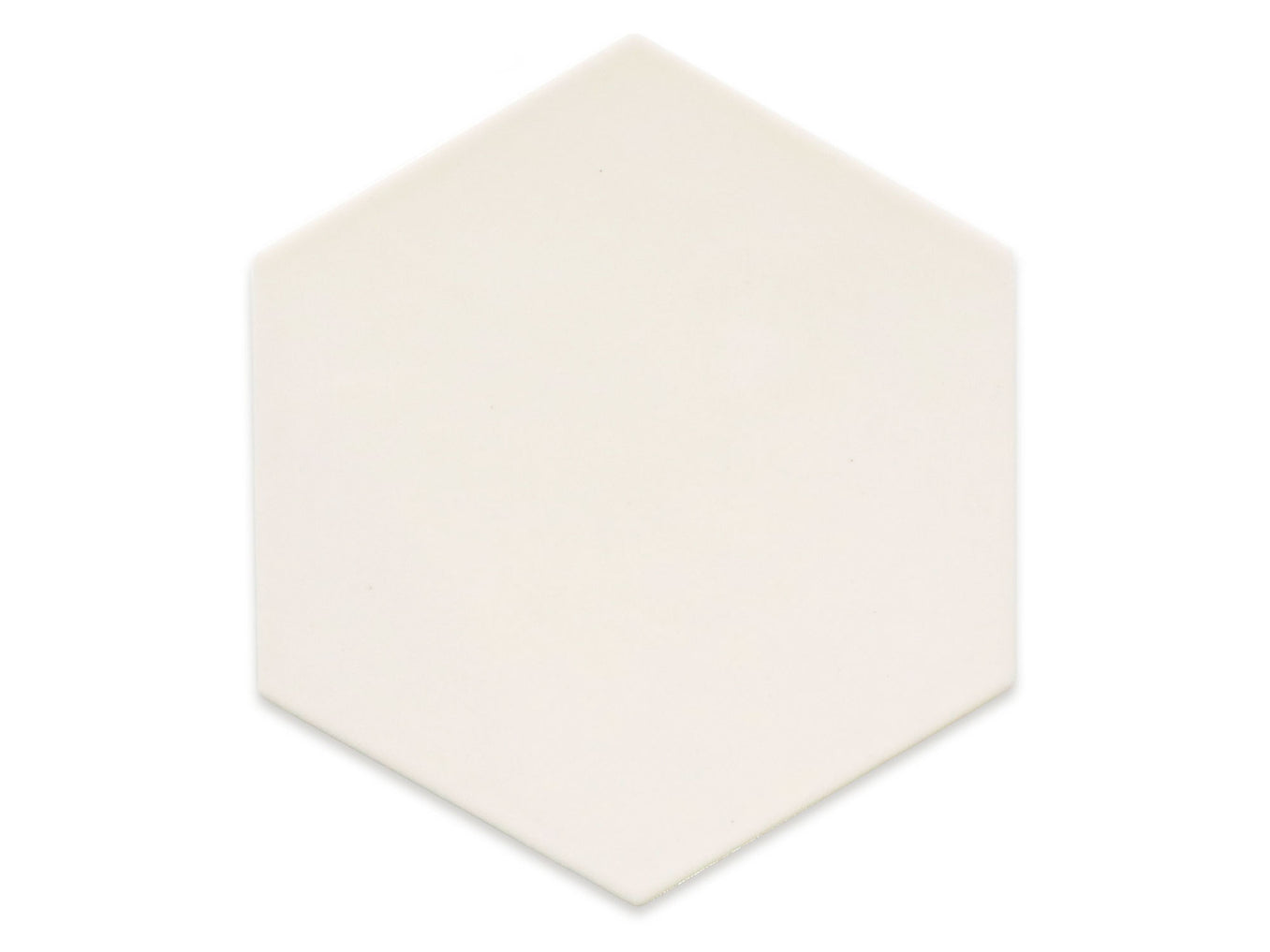 Large Hexagons - 9 Ivory