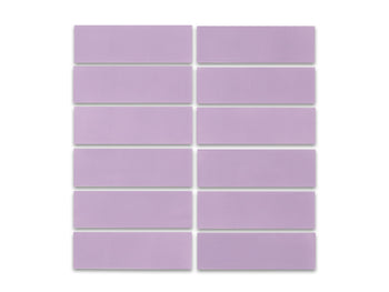 2"x6" Subway Tile - 10 Lilac