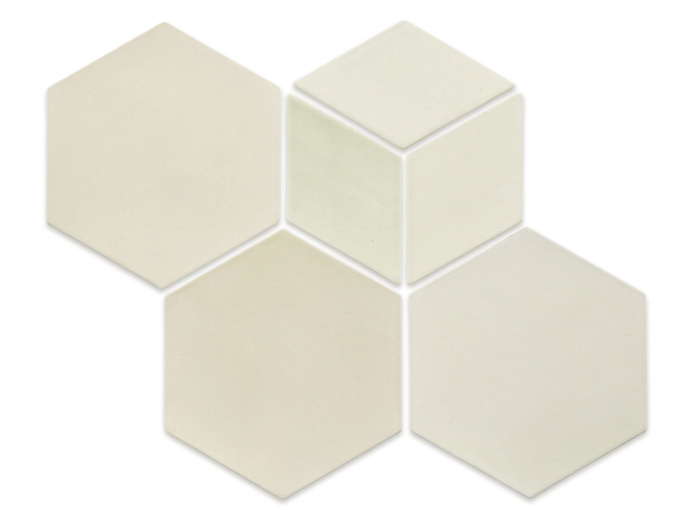 Geo-Hex Pattern - 106 Linen