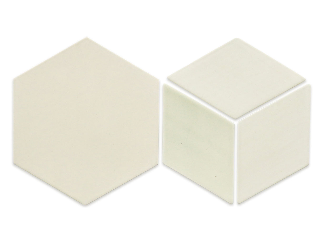 Geo-Hex Pattern - 106 Linen