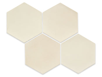 Large Hexagons - 106 Linen