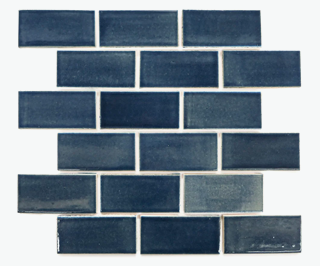 2"x4" Subway Tile Stacked<br class="res"> 1013 Denim