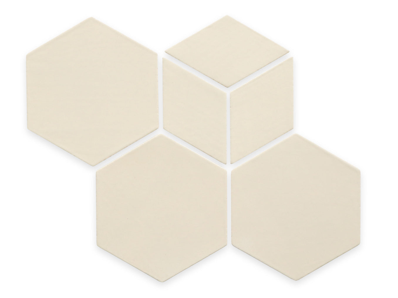 Geo-Hex Pattern - 56 Parchment