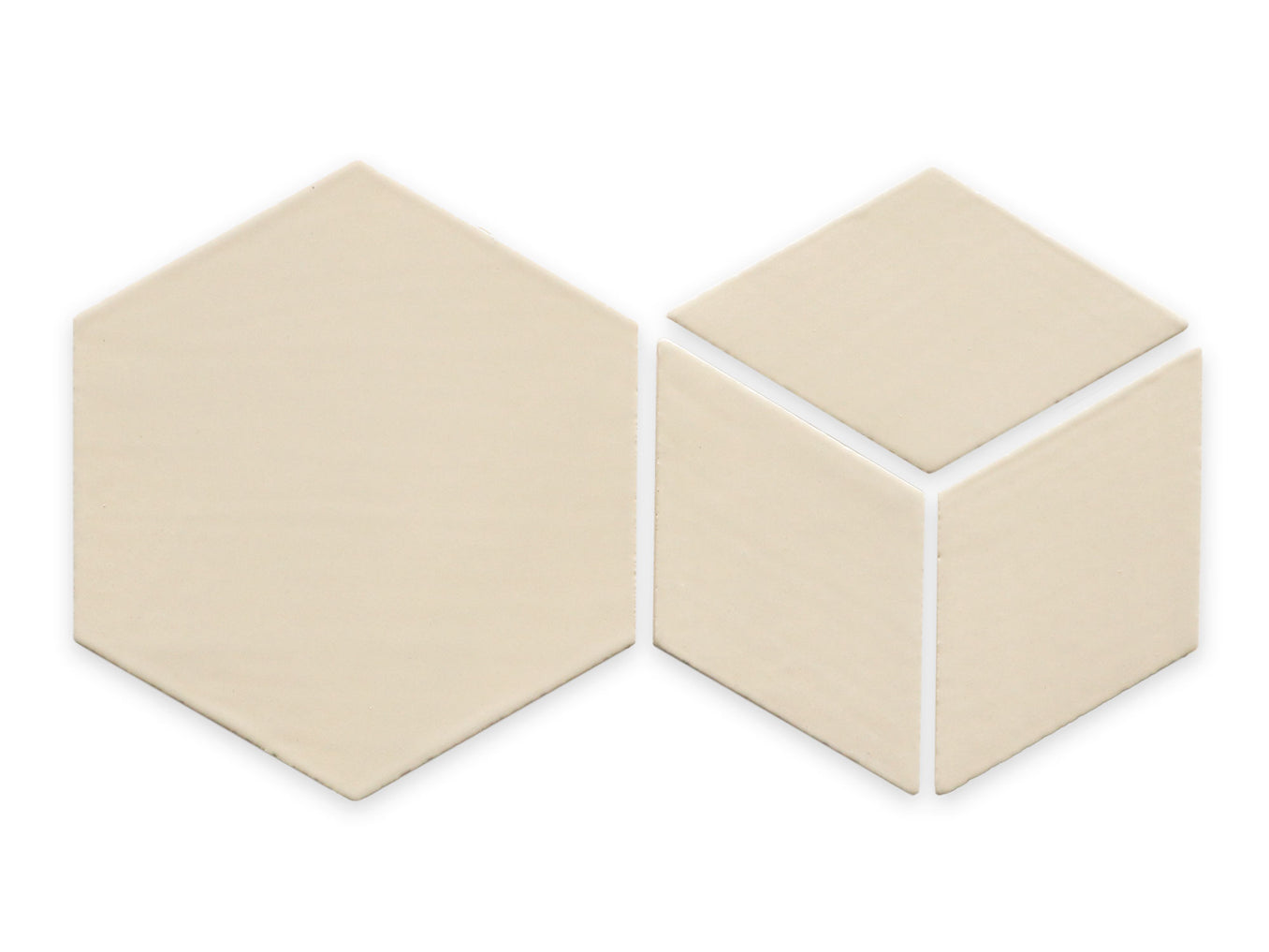 Geo-Hex Pattern - 56 Parchment